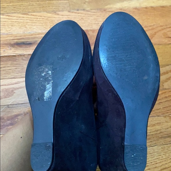 H&M black suede wedge boots - Picture 3 of 3